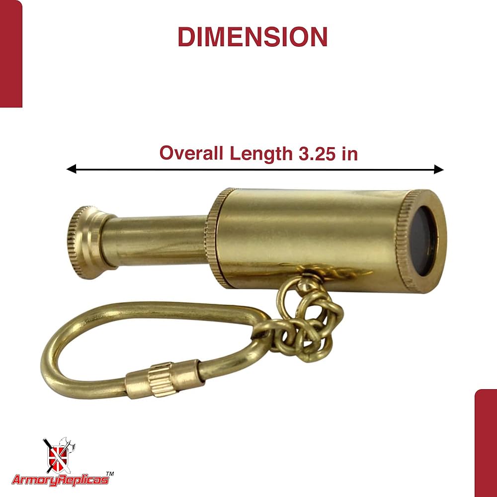 Amazon.co.jp: Reach for the Stars、真鍮製望遠鏡デザインの